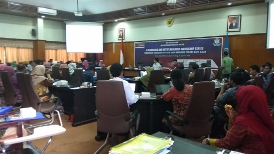 E-Resources and antiplagiarism Workshop Series: Pemberdayaan Konsorsium FPPTI Jatim dalam mendukung Publikasi Karya Ilmiah, 25 Januari 2019