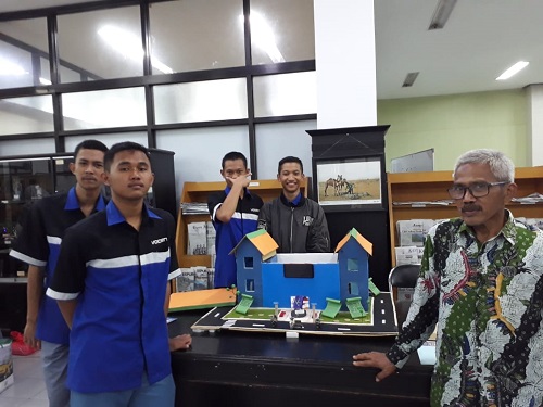 Peserta dan hasil mading 3 Dimensi 29 April 2019